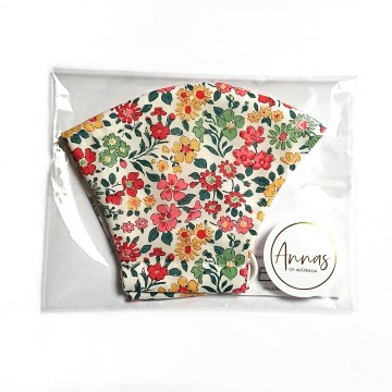 Liberty Tana Lawn Cotton Face Mask - Annabella Green